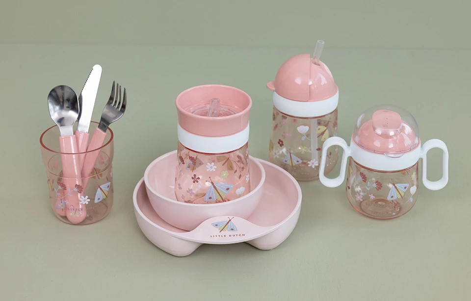 Little Dutch Treniravimosi puodelis Gėlės