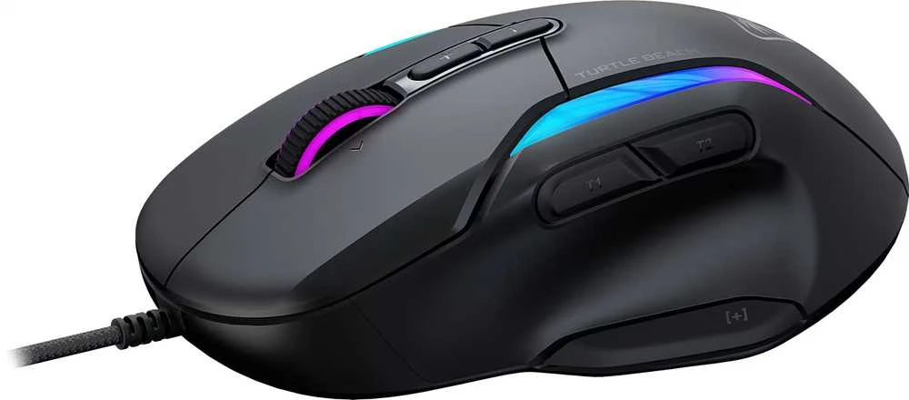 Turtle Beach Kone II Laidinė ergonominė RGB žaidimų pelė | Juoda