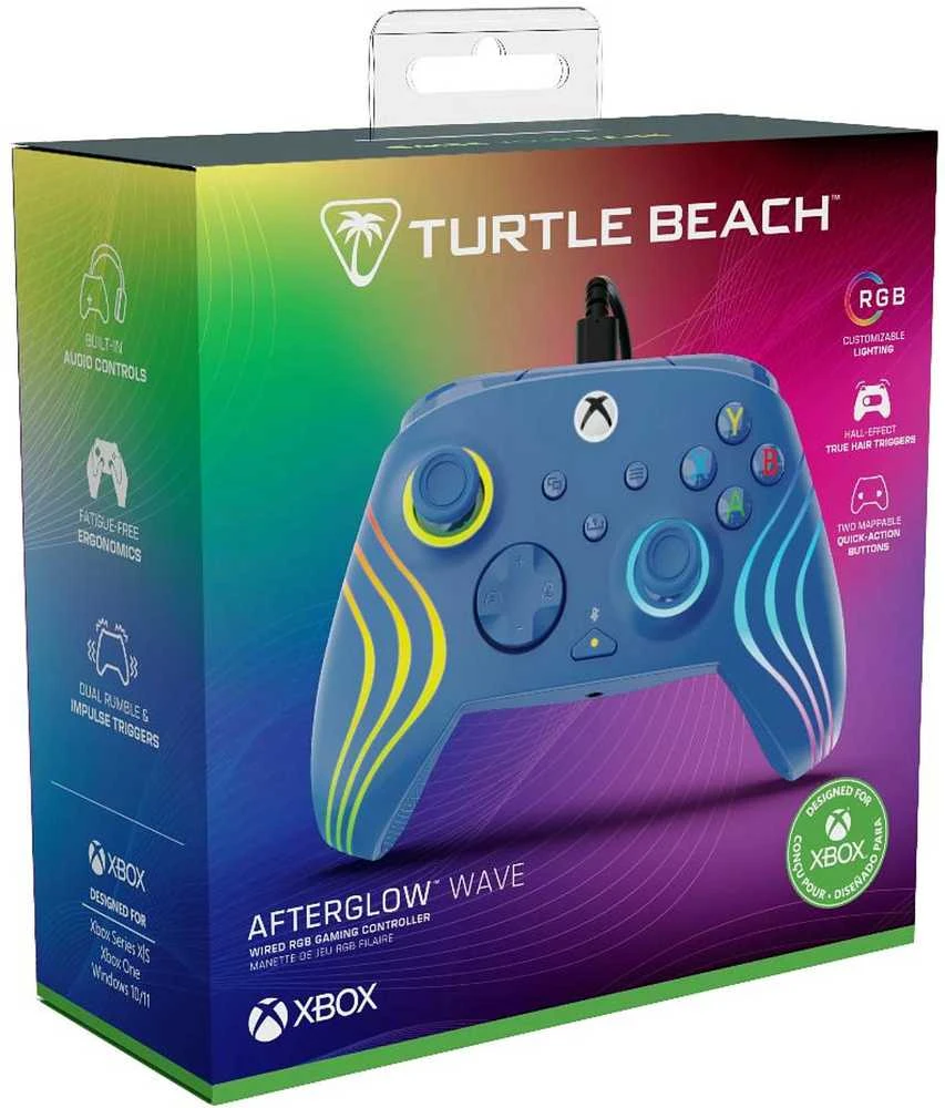 pdp Turtle Beach Afterglow Wave Laidinis Žaidimų Pultelis | Mėlynas | XBOX