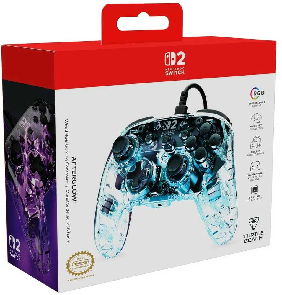 Turtle Beach Afterglow laidinis žaidimų pultelis | Skaidrus | Switch 2