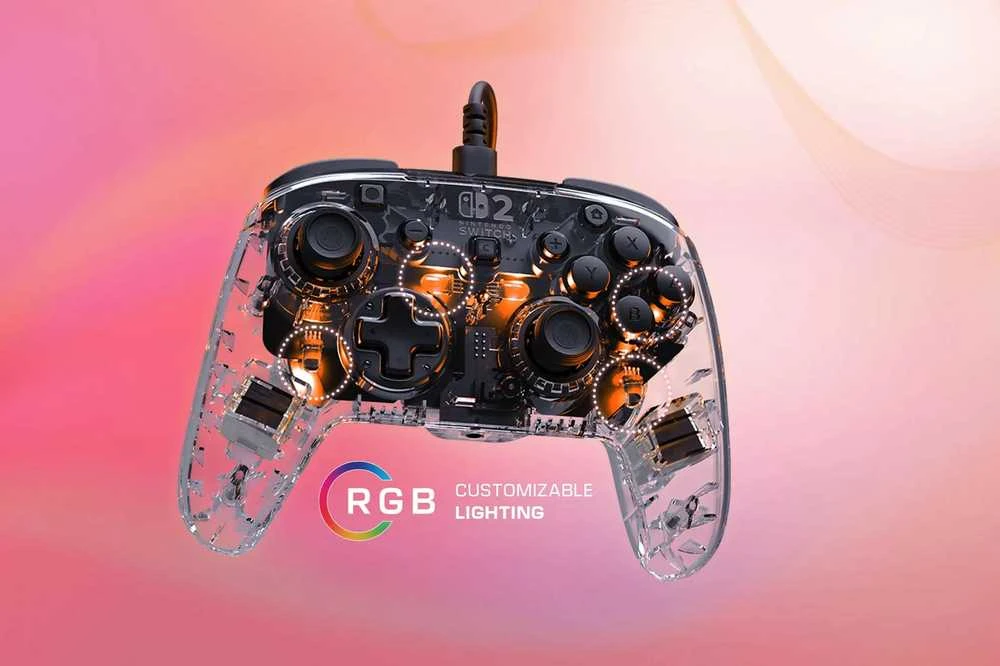 Turtle Beach Afterglow laidinis žaidimų pultelis | Skaidrus | Switch 2