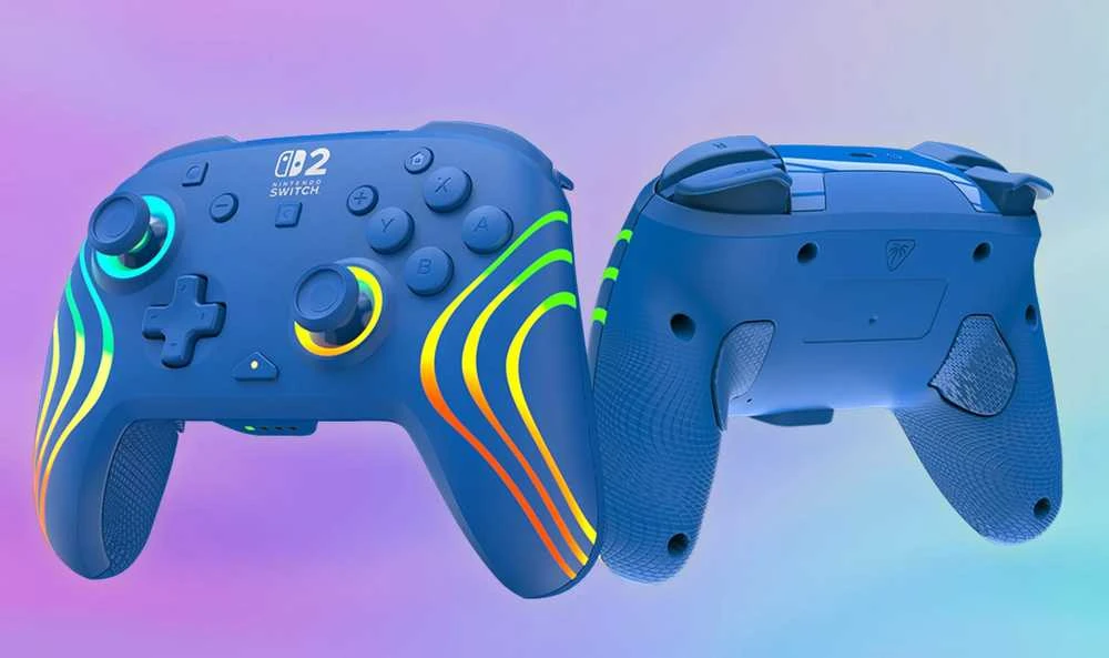 Turtle Beach Afterglow Wave belaidis žaidimų pultelis | Mėlynas | Switch 2
