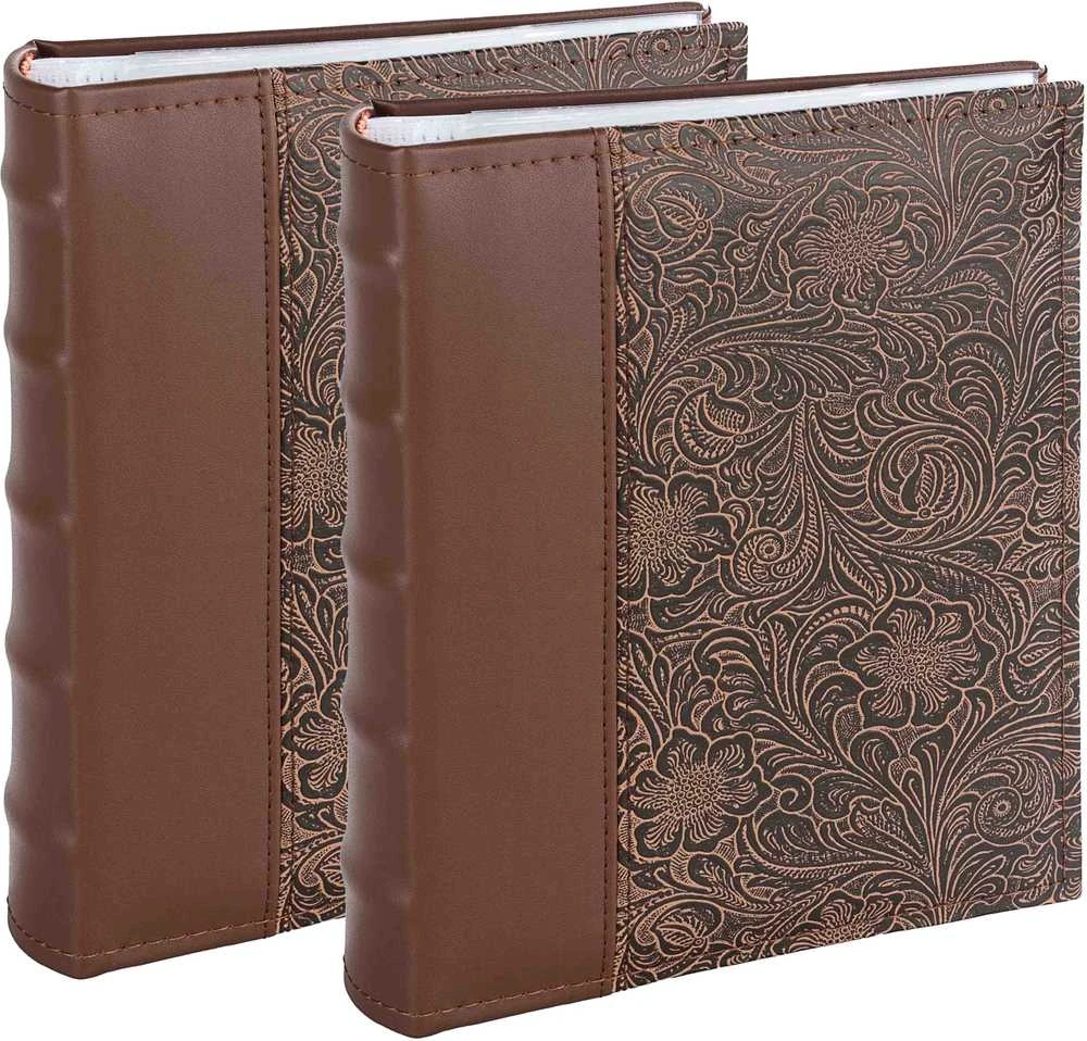 Nuotraukų rėmelis Victoria Collection Albumas B 10x15/200M Gėlė-4, ruda 2vnt