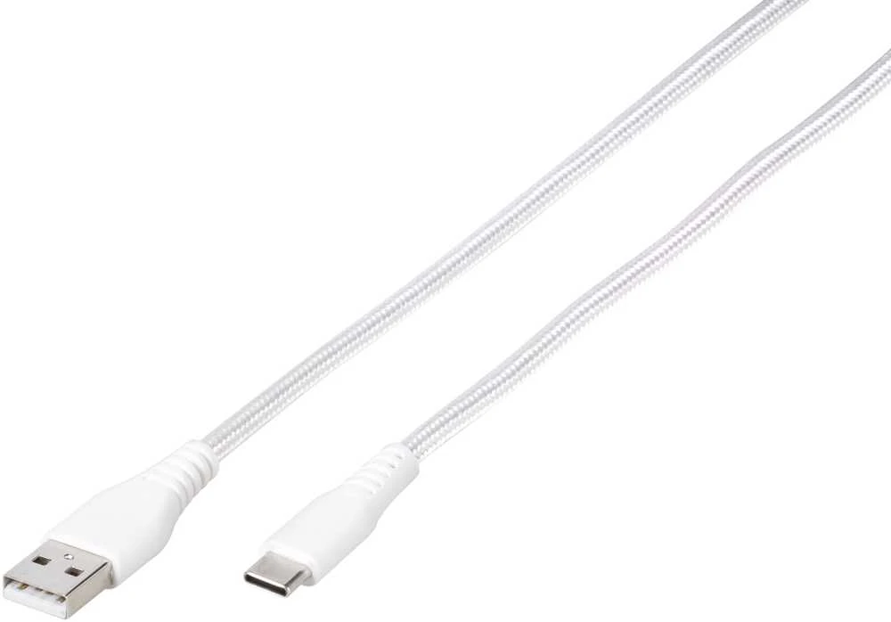 Vivanco kabelis USB-C - USB-A 1,5m, baltas (61696)