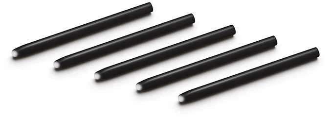 Grafikos planšetės rašiklio antgalis - Wacom Flex Nibs, 5 vnt., juoda