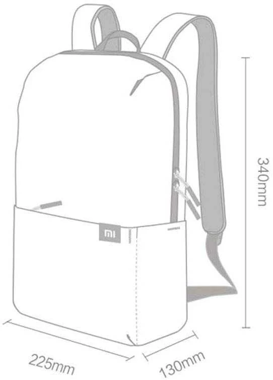 Xiaomi | Mi Casual Daypack | Backpack | Shoulder strap | Atsparus vandeniui | Bright Mėlyna