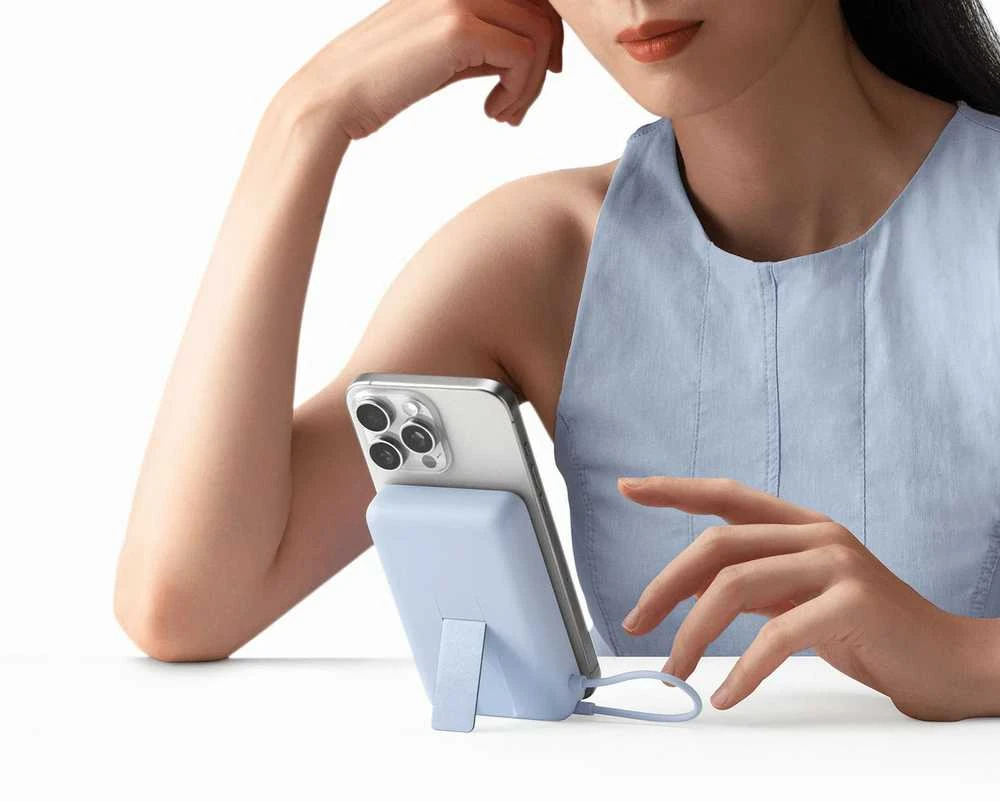 „Xiaomi“ magnetinė išorinė baterija 10000 su įmontuota | 10000 mAh | Violetinė