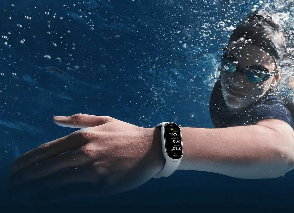 Išmanioji apyrankė Xiaomi Smart Band 10 Ceramic Edition, Perlo baltos spalvos