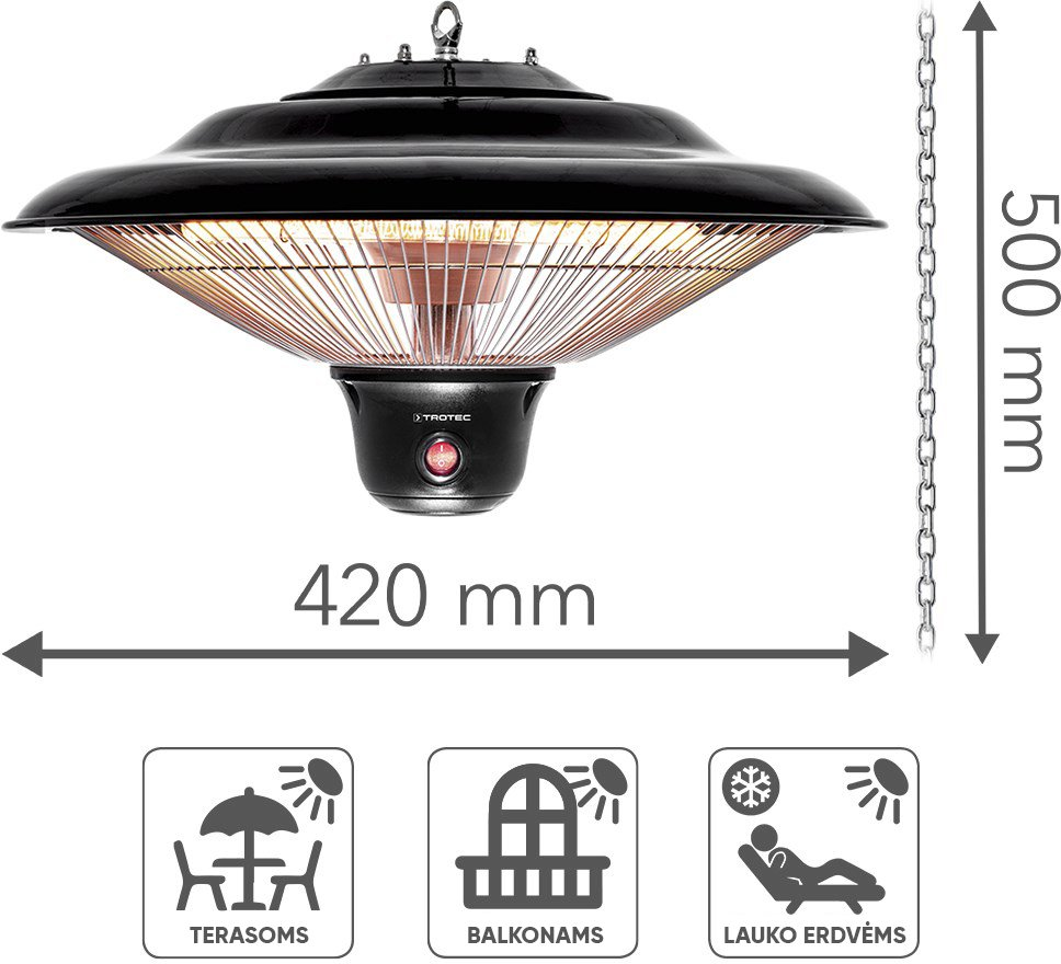 Šildytuvas Trotec IR 1500 SC