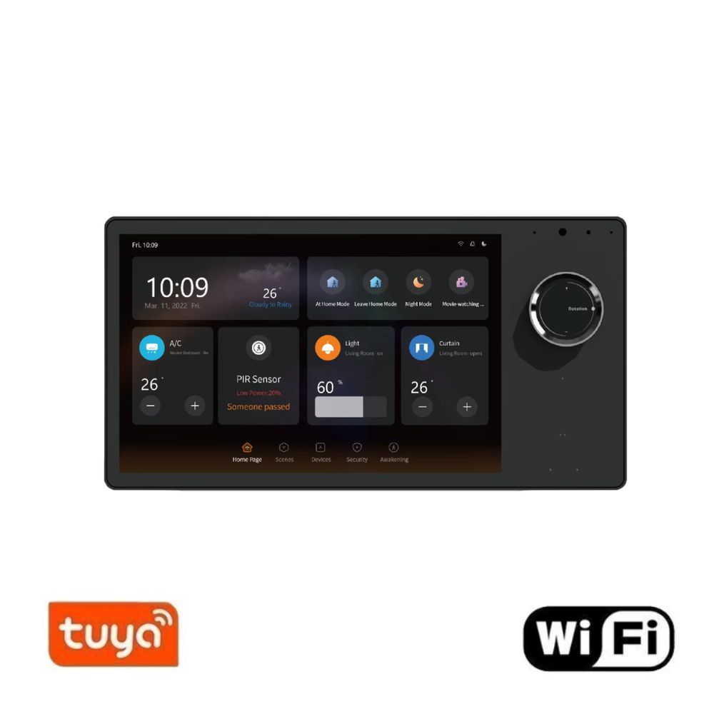 Centrinis Tuya valdiklis Feelspot FS8E WiFi, Zigbee, Bluetooth