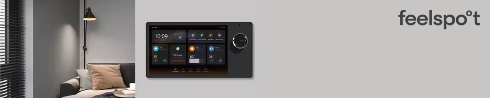 Centrinis Tuya valdiklis Feelspot FS8E WiFi, Zigbee, Bluetooth aprašymas - Prekės nuotrauka