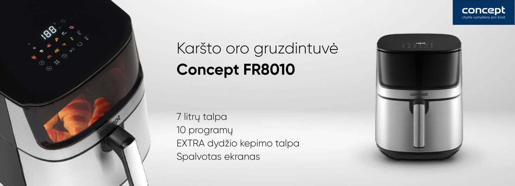 Gruzdintuvė Concept fr8010 juoda aprašymas - Prekės nuotrauka