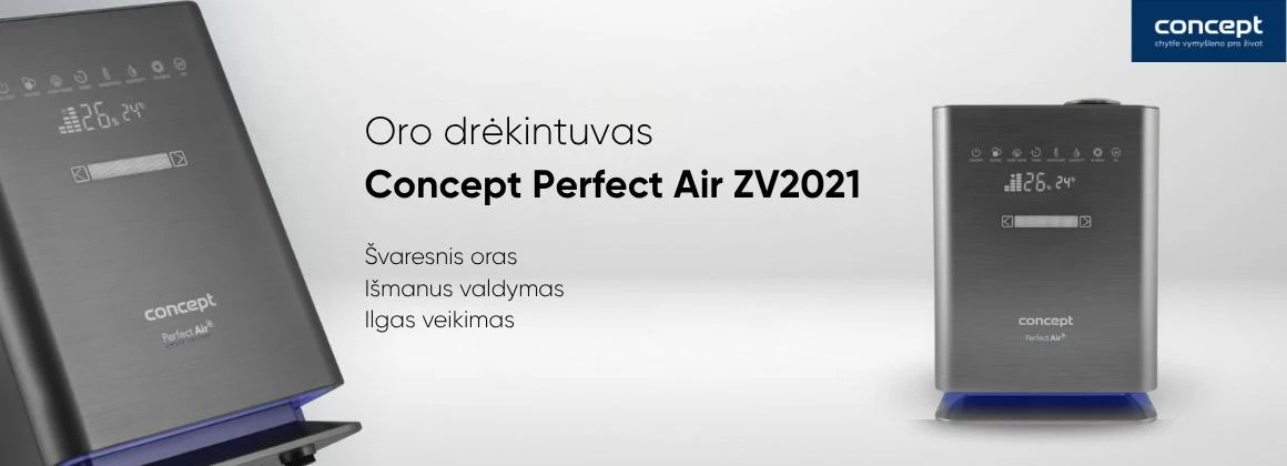 Oro drėkintuvas Concept Perfect Air ZV2021, WiFi aprašymas - Prekės nuotrauka