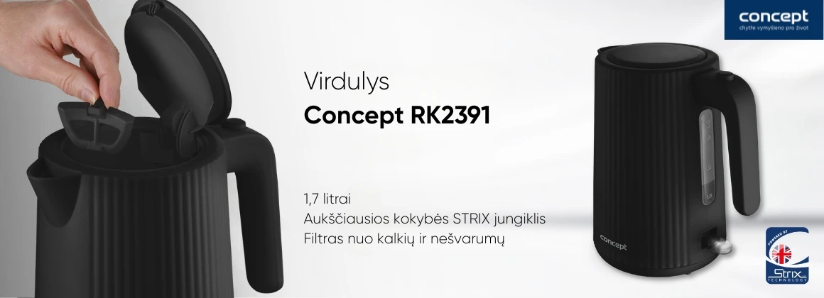 Virdulys Concept RK2391, 1,7 l aprašymas - Prekės nuotrauka