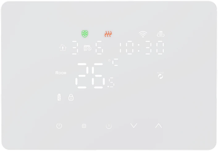 Elektroninis programuojamas termostatas Feelspot WTH25.05RF Wi-Fi, baltas