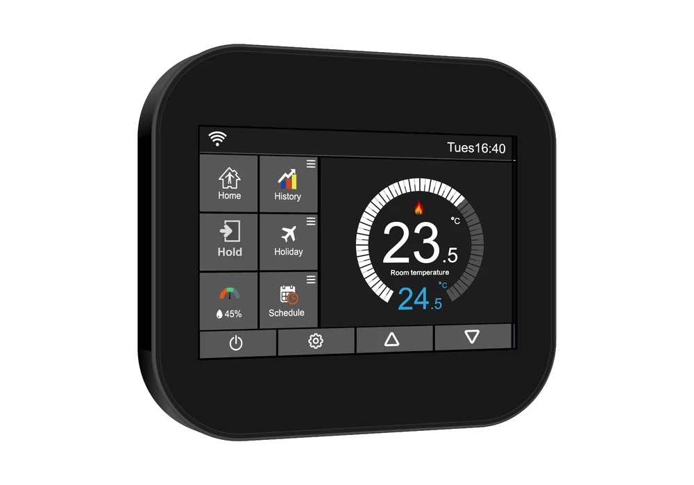 Feelspot WTH07.36WIFI termoreguliatorius sp juoda