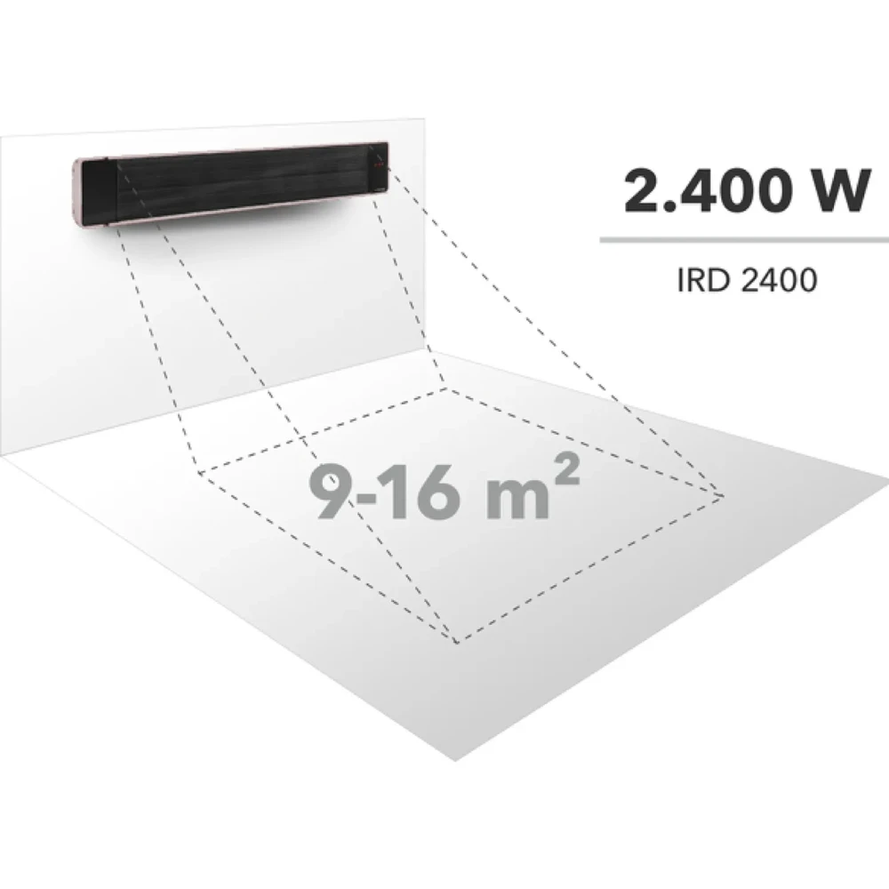Infraraudonųjų spindulių šildytuvas Trotec IRD 2400