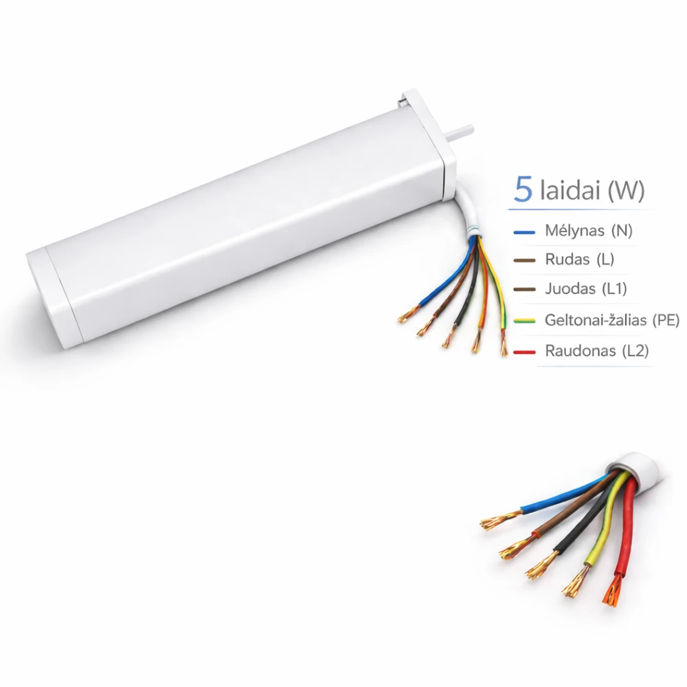 Išmanusis elektrinis užuolaidų bėgelis (3.2m) Feelspot FS-CM03W-5W WiFi, Tuya