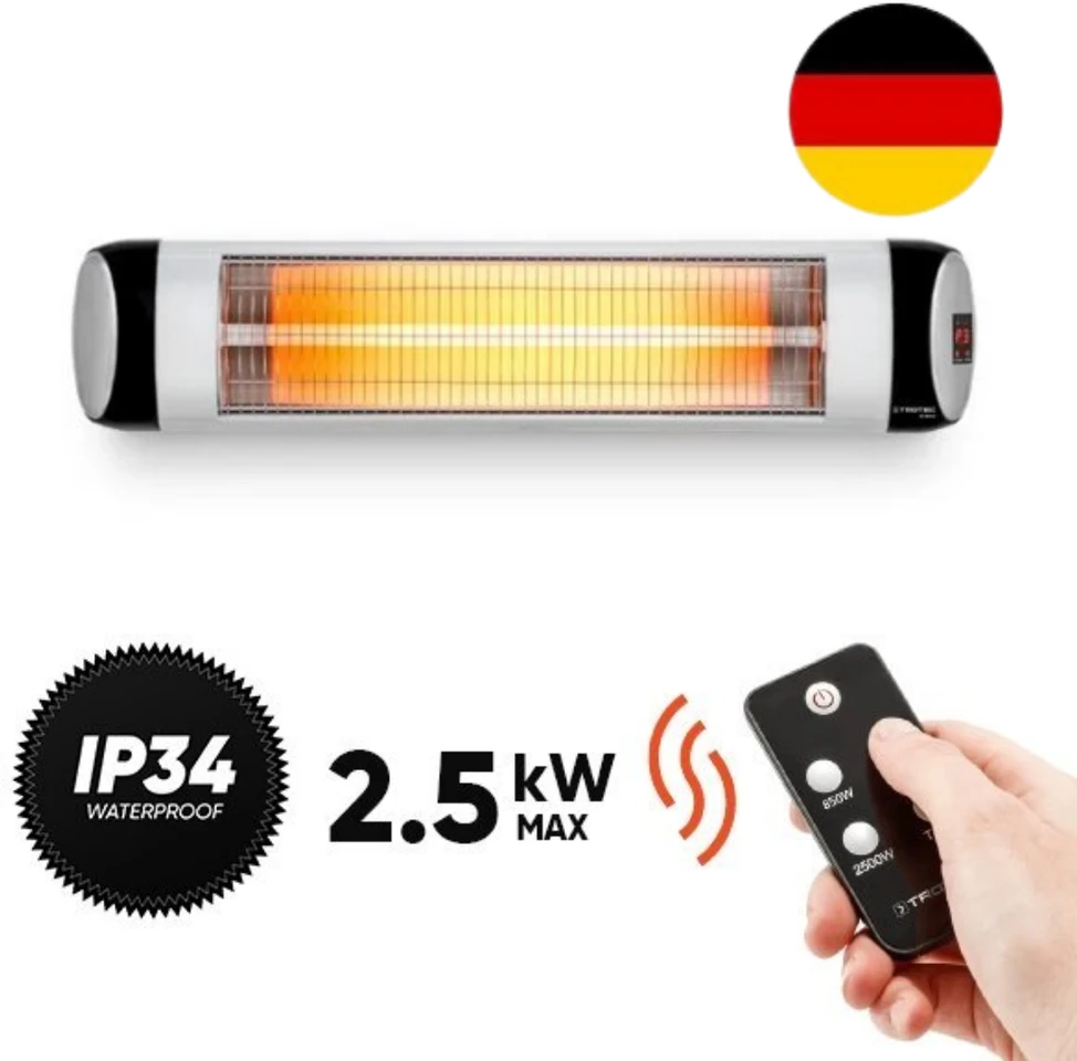 Kvarcinis infraraudonųjų spindulių šildytuvas Trotec IR 2570 S