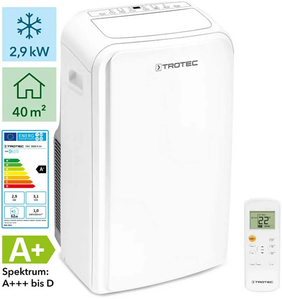 Trotec Oro kondicionierius Local Air Conditioner PAC 3000 X A+