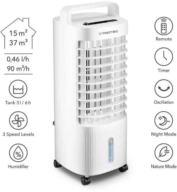 Drėkintuvas Mobilus oro vėsintuvas Trotec PAE 11