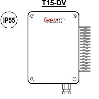 Nepriskirta Pramoninis neprogramuojamas termostatas (termoreguliatorius) T15-DV, IP55 klasė