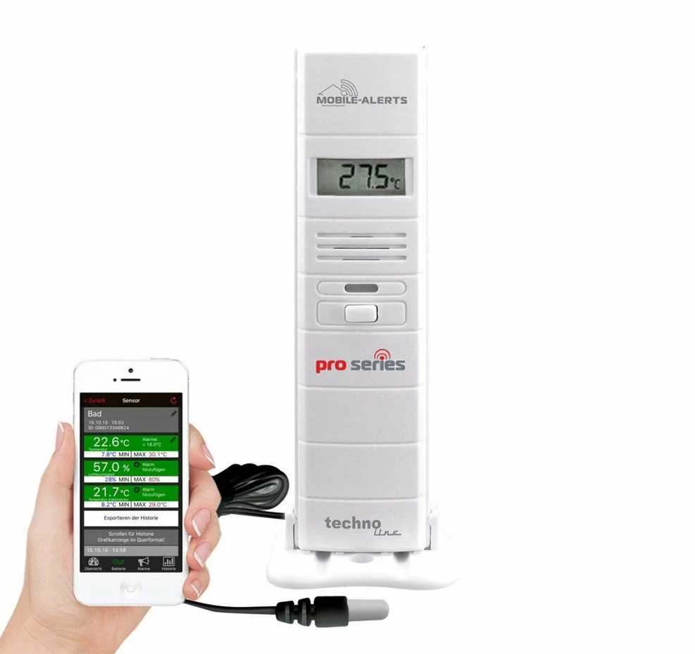 Nepriskirta Temperatūros ir drėgmės jutiklis Technoline MA 10320 PRO