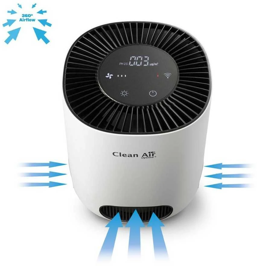 Clean Air Švarus Air Oro valytuvas Švarus Air CA-502 Desktop Smart HEPA