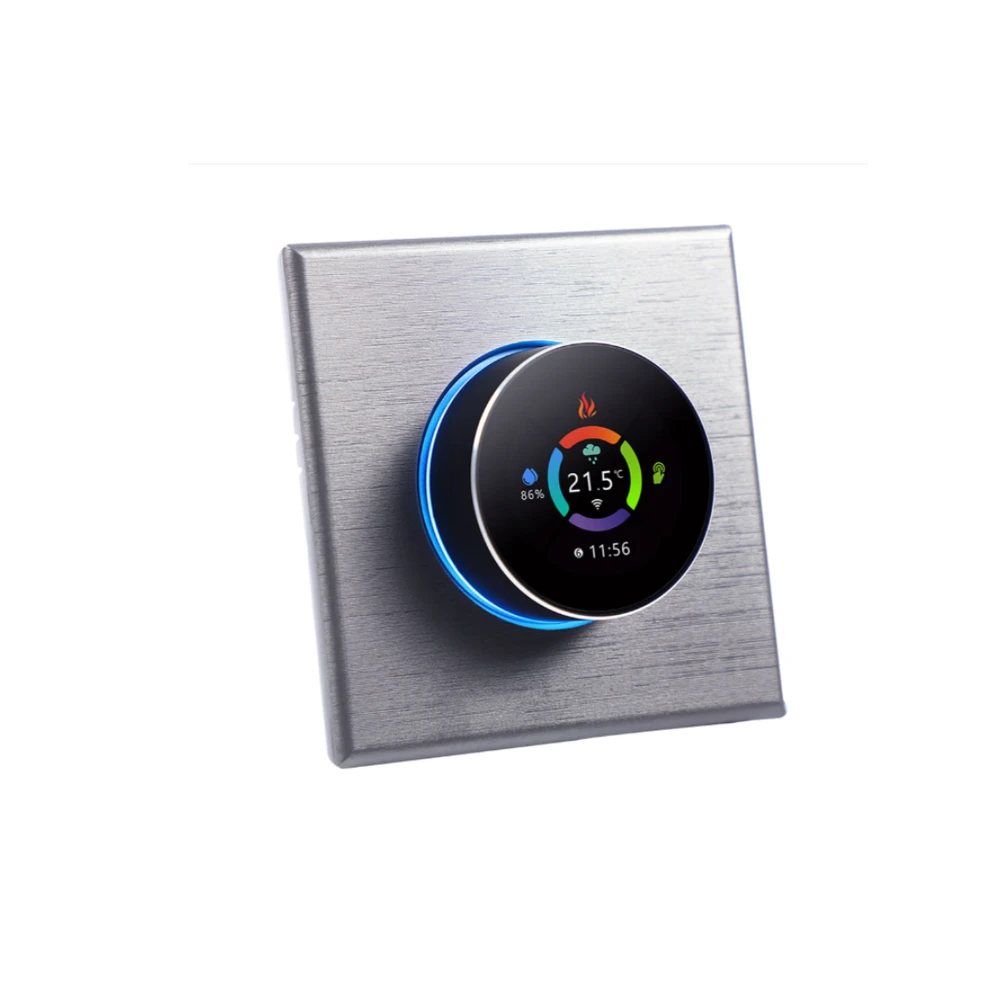 Programuojamas termostatas Feelspot WTH08.16G WiFi, pilkas, Tuya, Smart Life