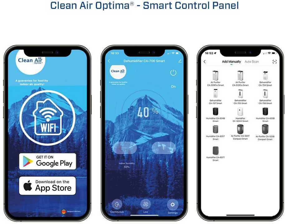 Sausintuvas - oro valytuvas Clean Air CA-706 Smart
