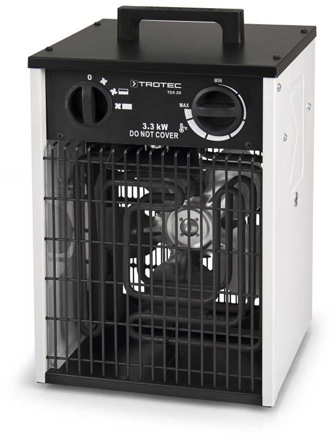 TDS SERIJOS ELEKTRINIS ŠILDYTUVAS TROTEC TDS 20
