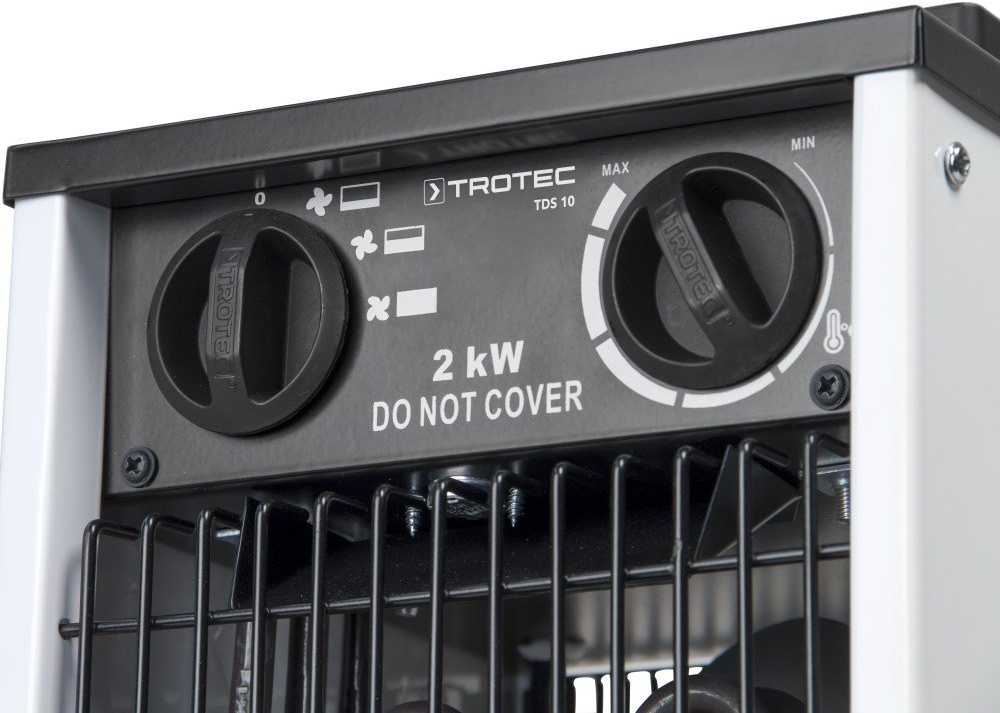 TDS SERIJOS ELEKTRINIS ŠILDYTUVAS TROTEC TDS 10