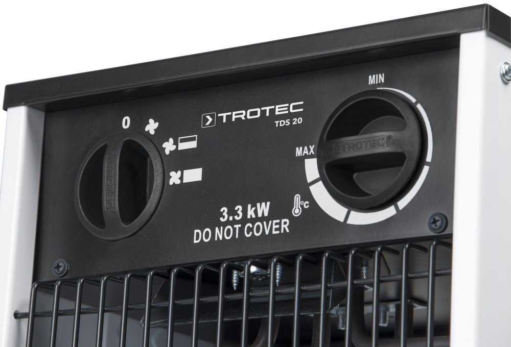 TDS SERIJOS ELEKTRINIS ŠILDYTUVAS TROTEC TDS 20