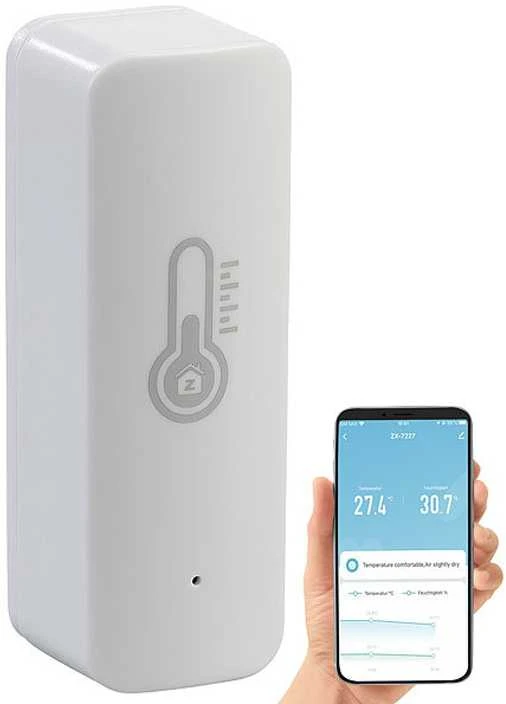 Temperatūros ir drėgmės jutiklis Feelspot FS-TH03W WiFi, Tuya