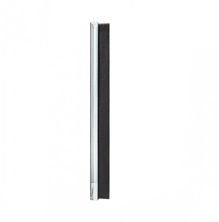Vienpolis sensorinis jungiklio dangtelis Feelspot, juodas, 47x47mm