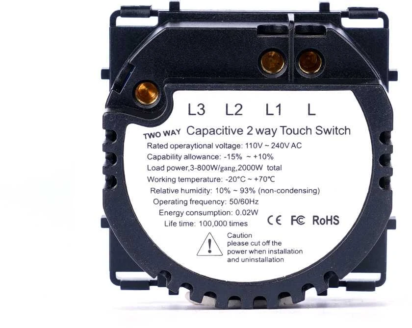 Vienpolis sensorinis jungiklis – perjungėjas Feelspot FSSW102L, 800W