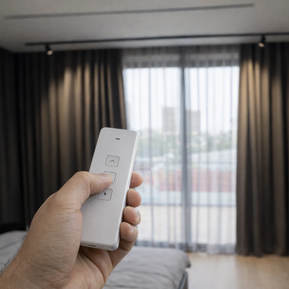 Išmanusis elektrinis užuolaidų bėgelis (5.2m) Feelspot FS-CM05W-5W WiFi, Tuya