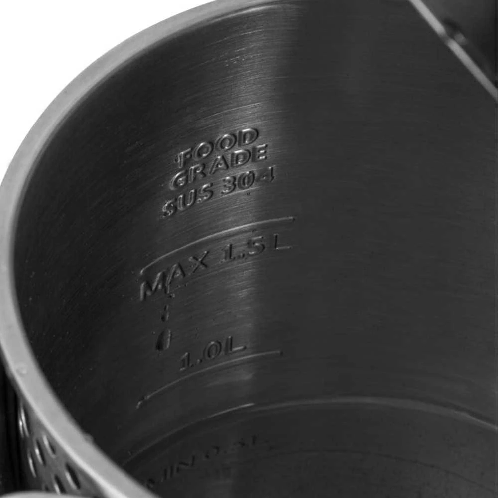 Elektrinis Virdulys - Dviguba Siena 1,5 L Concept Juodas