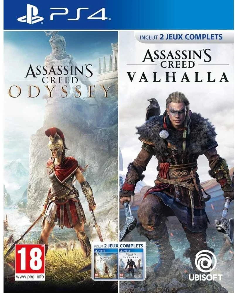 „Ubisoft Assassin's Creed Odyssey“ + „Assassin's Creed Valhalla“ PS4