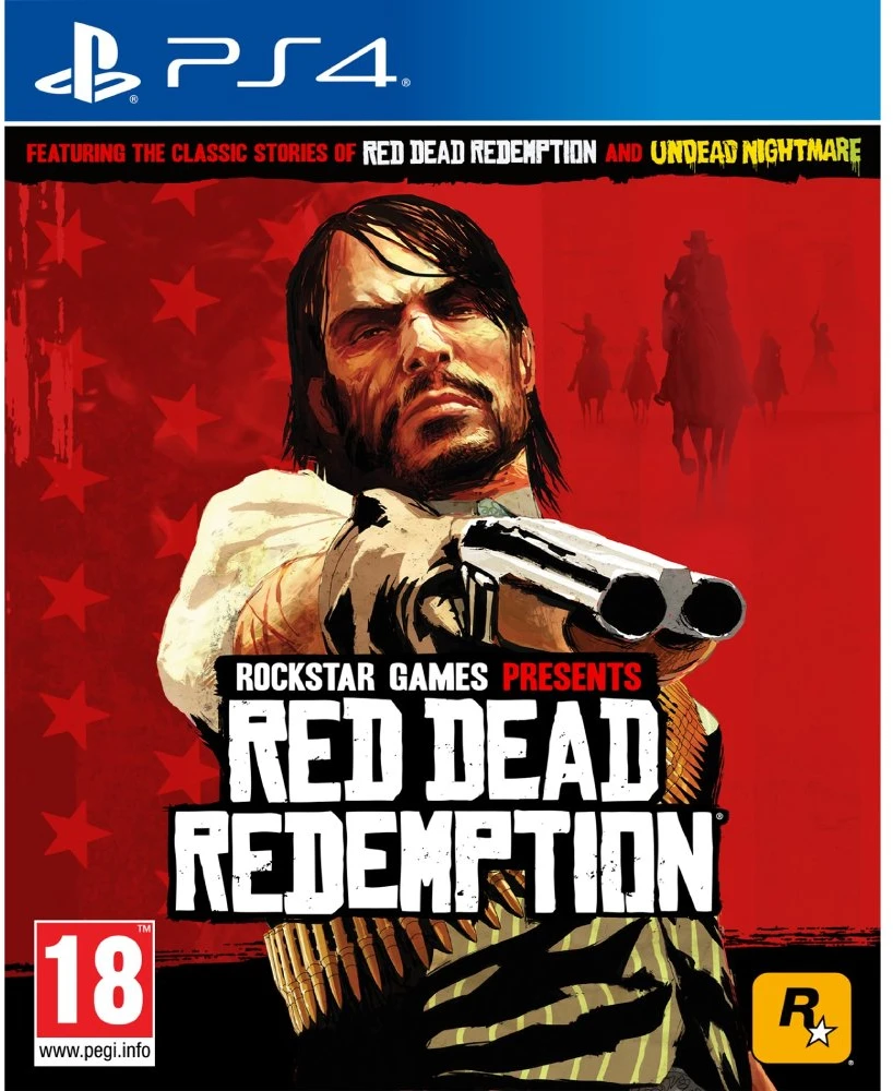 Rockstar Games Raudona Dead Redemption PS4 raudona