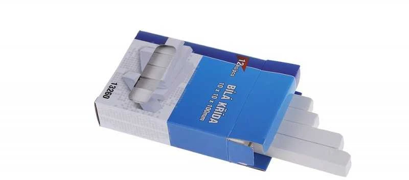 Baltų kreidelių rinkinys 10 mm x 10 mm x 100mm 12 vnt. WESTBERG 13260