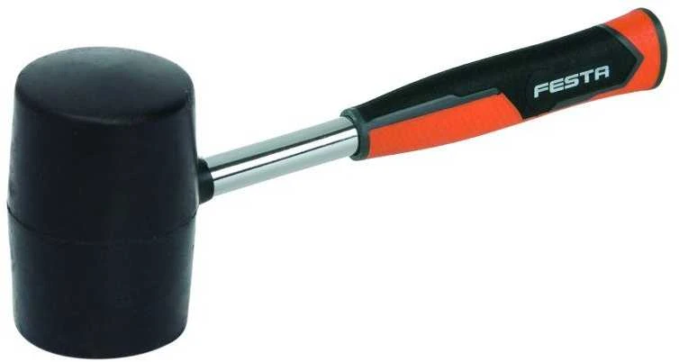 Guminis plaktukas metaliniu kotu 90mm 1025g FESTA 19290