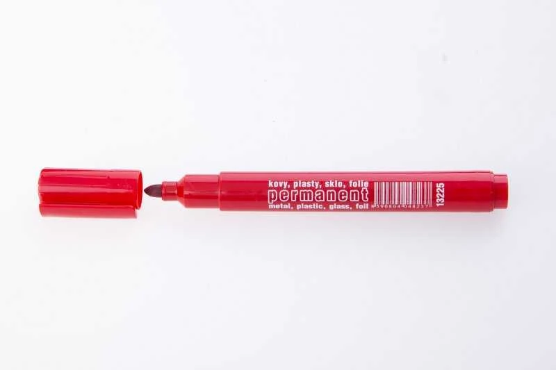 Permanentinis markeris raudonas 143mm WESTBERG 13225