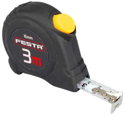 Ruletė "autostop" 3 m x 16 mm FESTA 11333