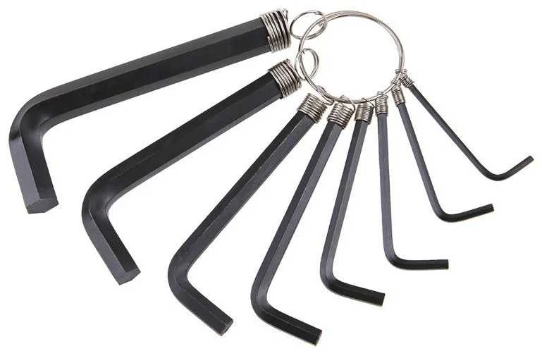 Euro Naradi Šešiakampių raktų rinkinys 9 vnt. 2 - 10 mm 18499