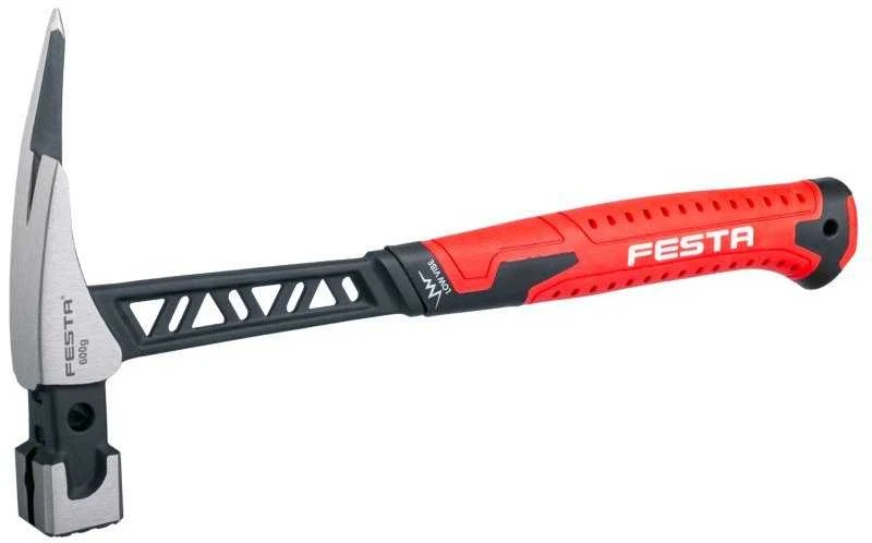 Stogdengio plaktukas. Pilnai metalinis, paminkštinta rankena 600g. 34cm. FESTA 19062
