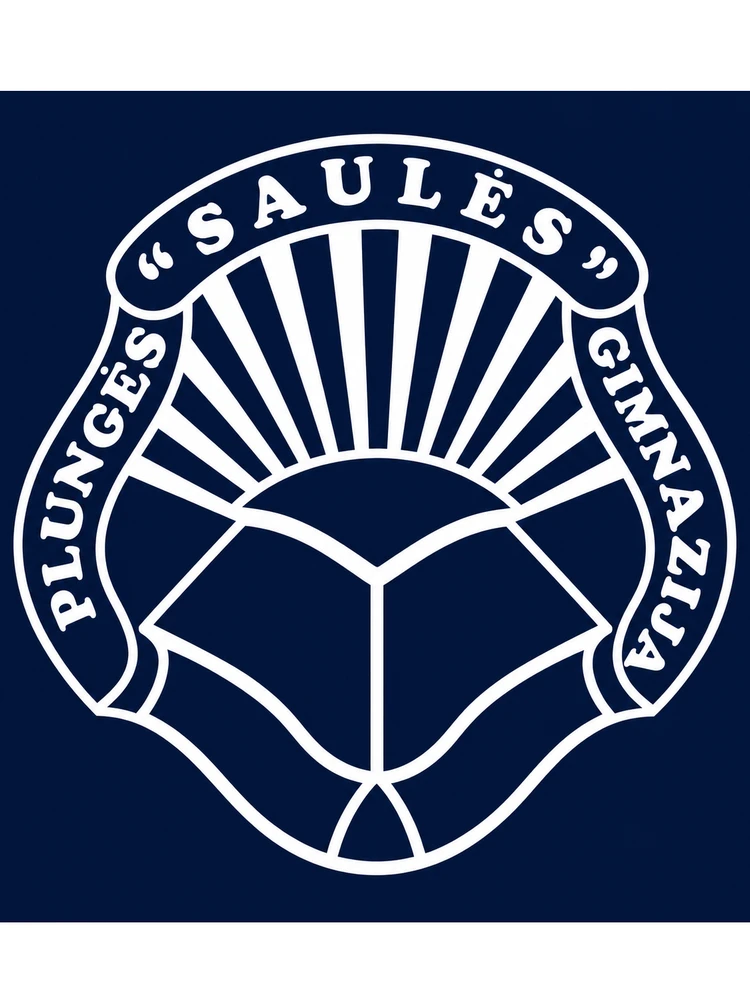 Plungės Saulės gimnazijos emblema, EMBLEMA: Spauda