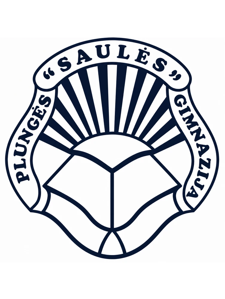 Plungės Saulės gimnazijos emblema, EMBLEMA: Spauda