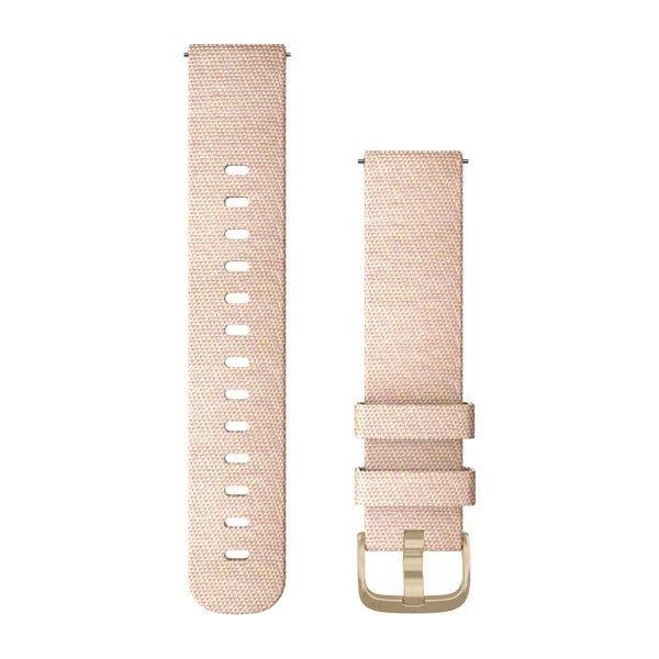 Išmaniojo laikrodžio Garmin greitai atsegamas, odinis dirželis, Rožinės spalvos, 20mm