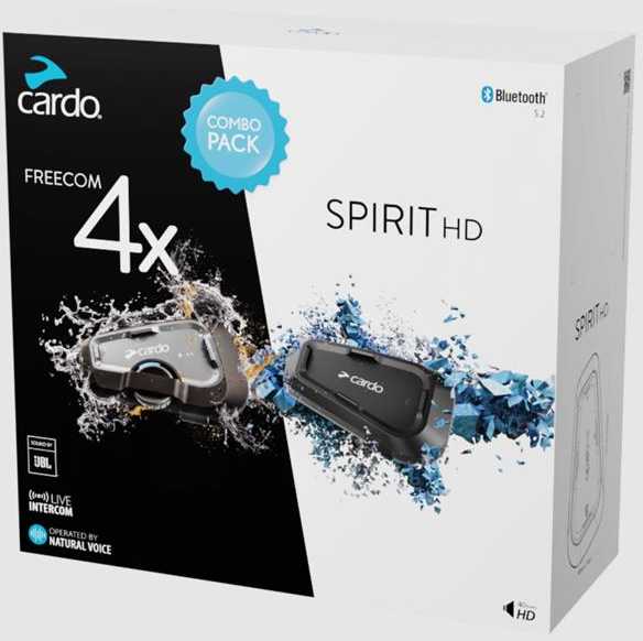 CARDO FREECOM 4X & SPIRIT HD PAKETAS, modelis - ‎BUN00002